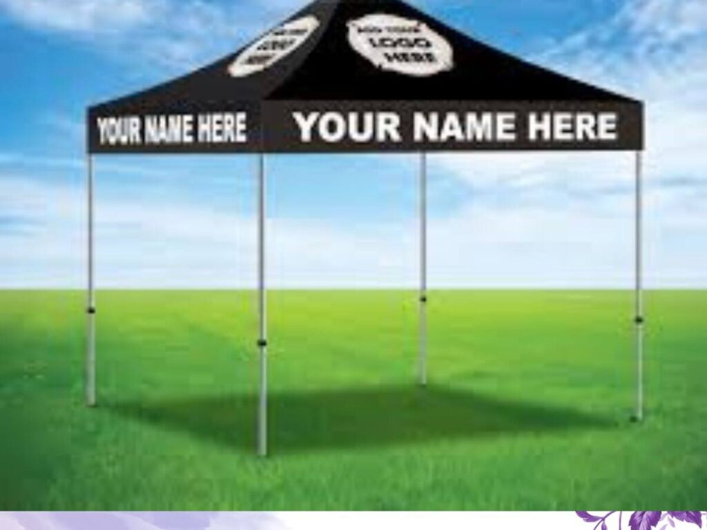 Custom 10x10 Canopy Tent with Company Logo