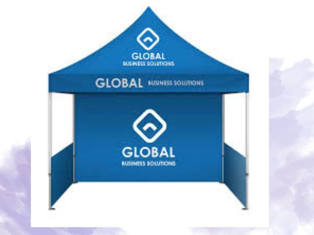 Custom 10x10 Canopy Tent with Company Logo