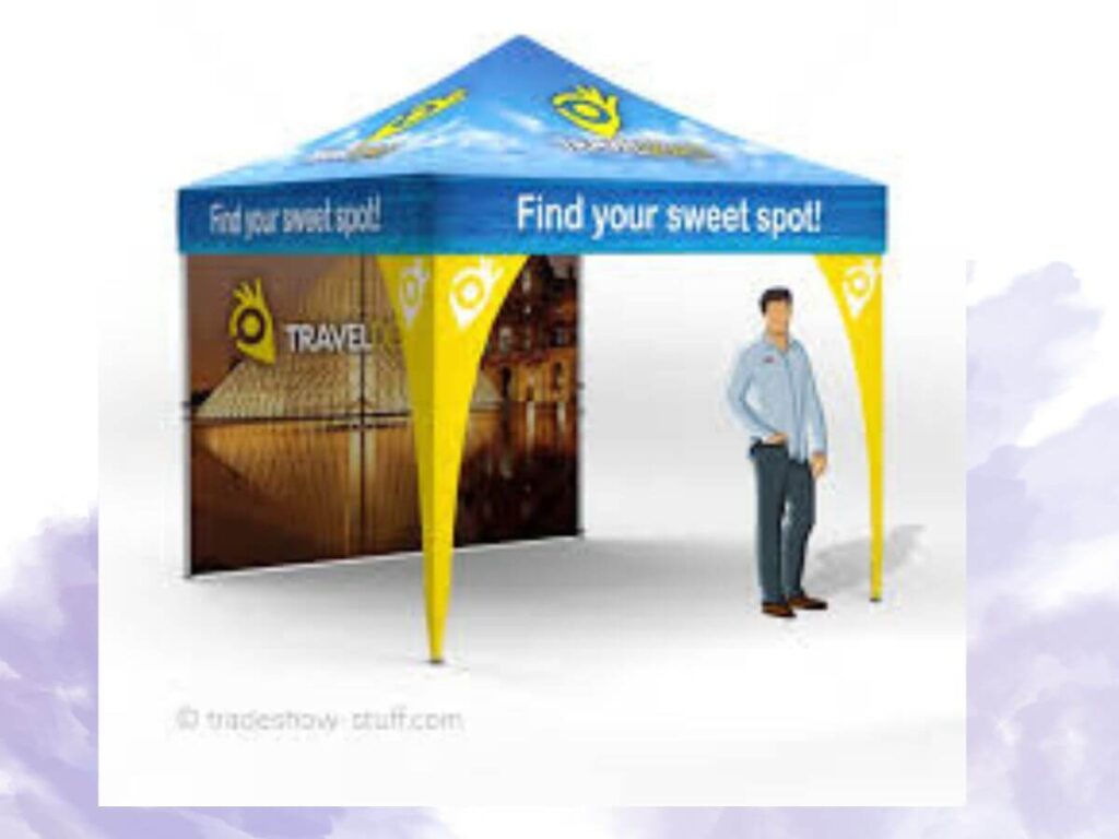 Custom 10x10 Canopy Tent with Company Logo