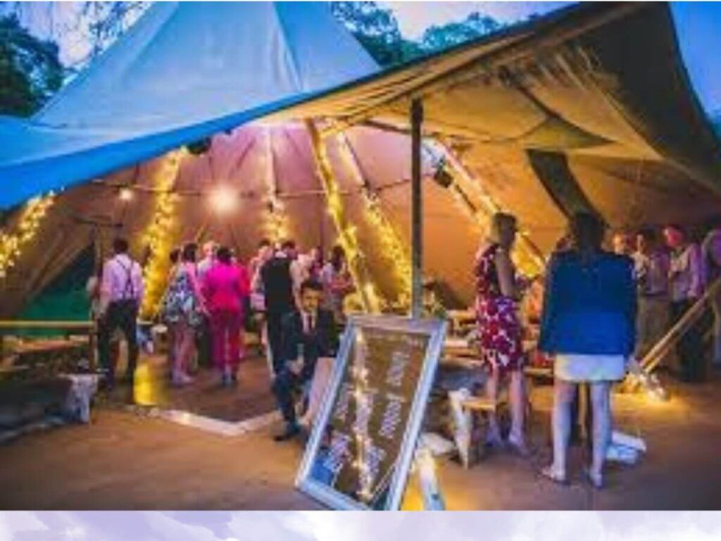 outdoor party tent ideas