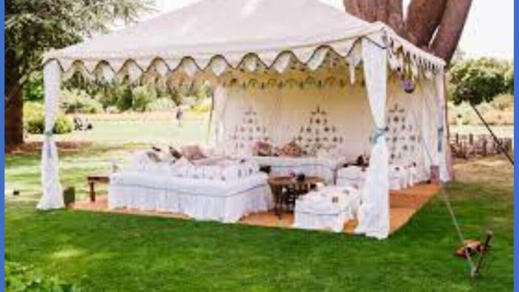 outdoor party tent ideas