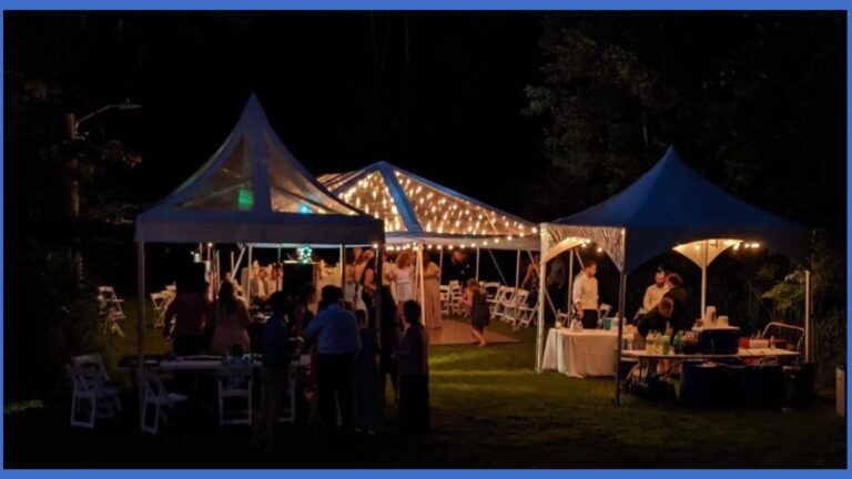 outdoor party tent ideas