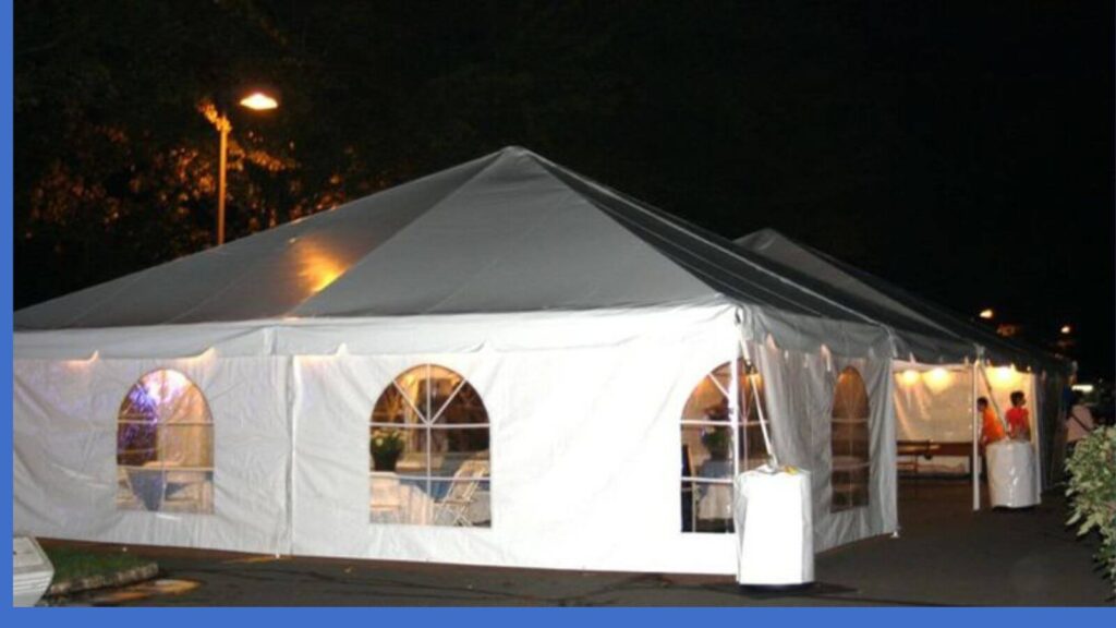 outdoor party tent ideas