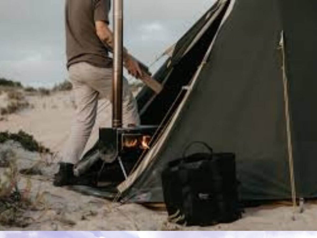 folding hot tent stove