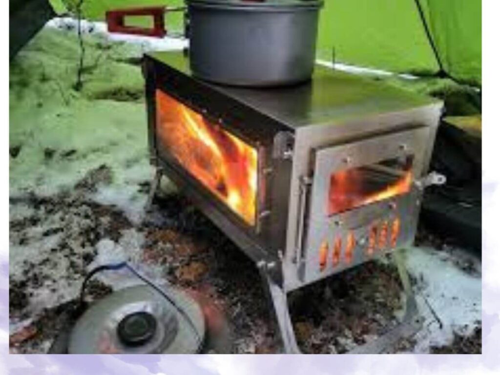 folding hot tent stove